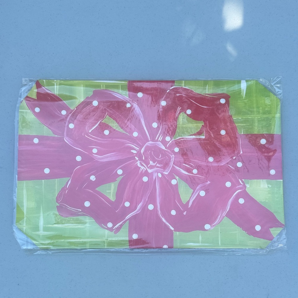 MAINSTREET COLLECTION Christmas Gift-Themed Table Placemats- Set of 6